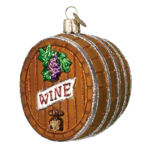 Blown Glass Wine Barrell