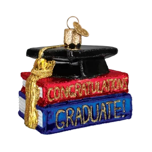 Blown Glass Congrats Graduate