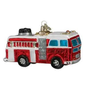 Blown Glass Fire Truck