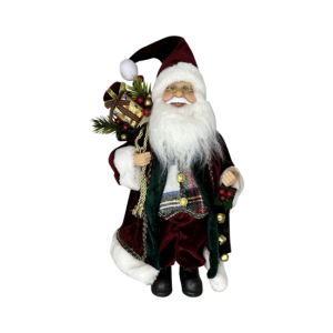 Santa Holding Bells 30cm