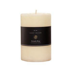 French Pear Pillar Candles
