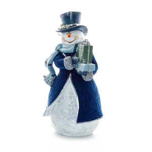 Royal Blue Snowman