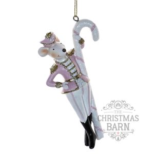 Festive Pink Mouse