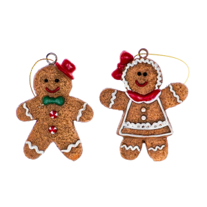 Gingerbread Boy & Girl Hangers