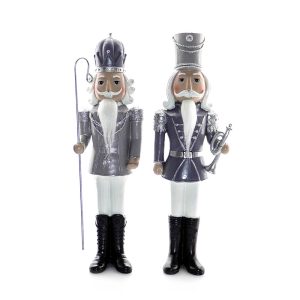 Pair of Silver Nutcrackers