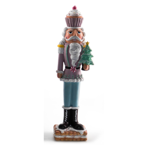Pastel Nutcracker with Tree