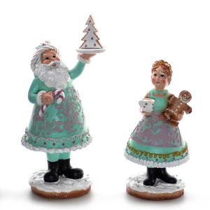 Pastel Mr & Mrs Claus