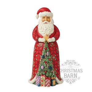Santa Trimming the Tree