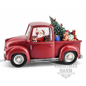 Santa in Pickup Truck