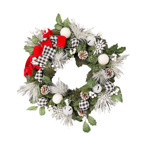 Wreath - Black & White