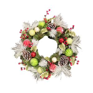 Wreath - Red & Green