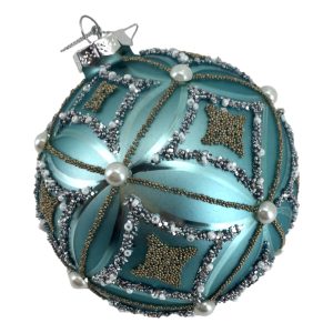 Tiffany Glass Pattern Bauble