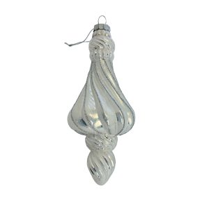 Clear Glass Long Finial