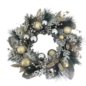 Wreath - Silver & Champagne