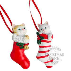 Cat in Stocking Hanger
