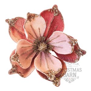 Jewelled Magnolia Pink Clip