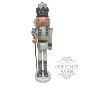 Silver Nutcracker with Lollipop