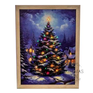 Fibre Optic Wall Art - Tree