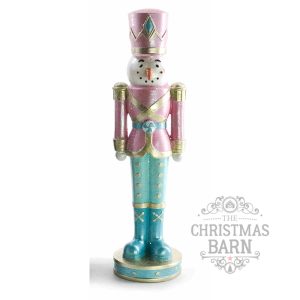 Pastel Snowman Nutcracker