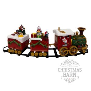 Animated Train on Tracks