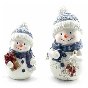 Blue Snowmen