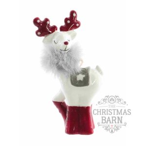 Ceramic Grey Reindeer