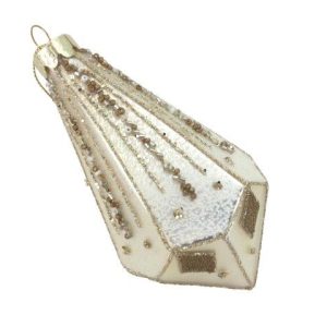 Glass Oblique with Gold Detail
