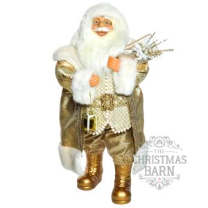 Golden Santa 50cm
