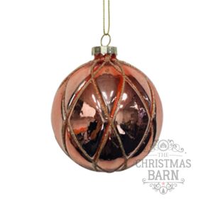 Pink Quilted Bauble