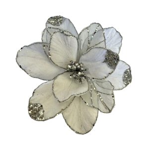 White & Silver Magnolia