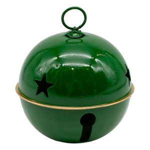 Large Metal Bell Green