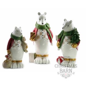 Red & Green Polar Bears