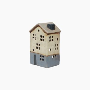 Saint Malo Tea Light House Stone Roof
