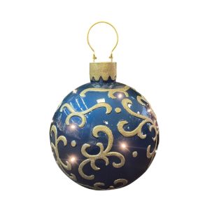 XL Light Up Bauble - Blue