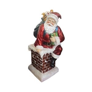 XL Light Up Santa in Chimney