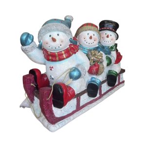 XL Light Up Sledding Snowmen