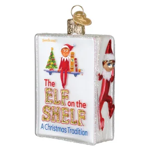 Blown Glass Elf on the Shelf