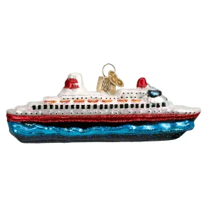 Blown Glass Cruise Ship