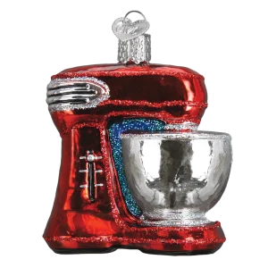 Blown Glass Red Mixer