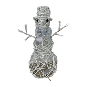 LED Rattan Snowman