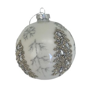 Jewelled Tree Glass Bauble