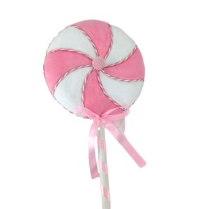 Pink & White Lollypop