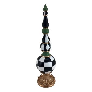 Black & White Finial