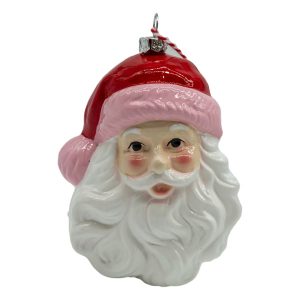 Pink & Red Santa