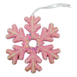 Pastel Snowflake Pink
