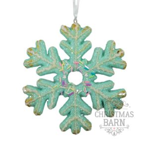 Pastel Snowflake Blue