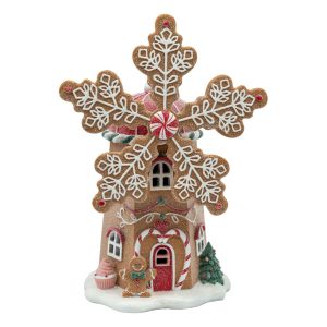 Gingerbread Windmill with LED
