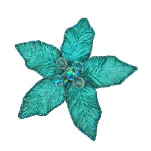Jewelled Poinsettia Small Peacock