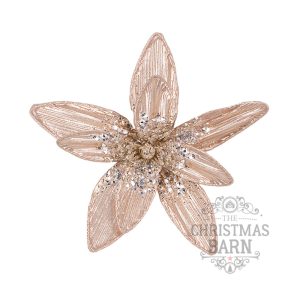 Champagne Flower Clip