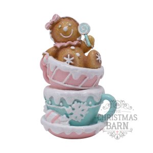 Pastel Gingerbread Teacups - Sweet